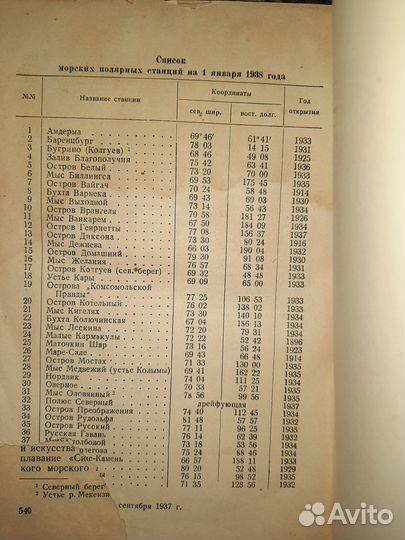 В.Ю.Визе Моря советской Арктики 1939 год