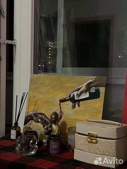 Интерьерная картина ручная работа