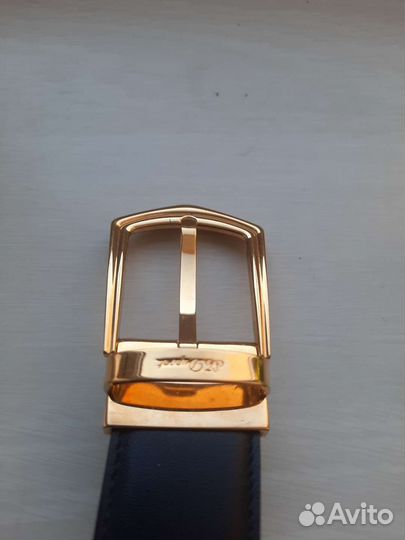 Мужской кожаный ремень dupont