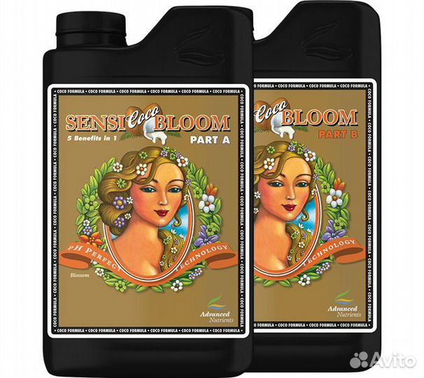 Удобрение Advanced Nutrients Sensi Coco Bloom A+B