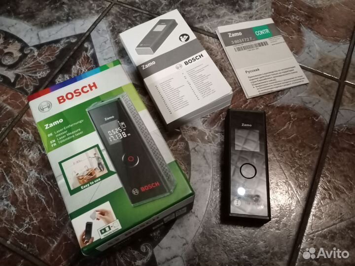 Лазерный дальномер bosch Zamo III Basic