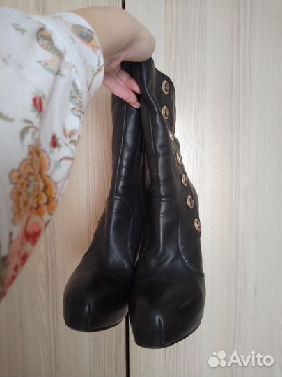 Ботильоны натуральная кожа