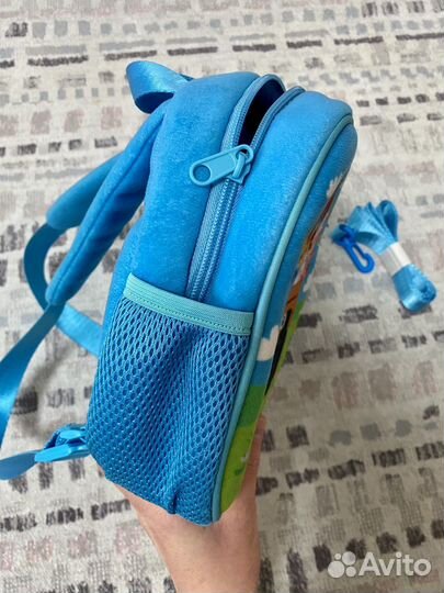 Рюкзак синий трактор