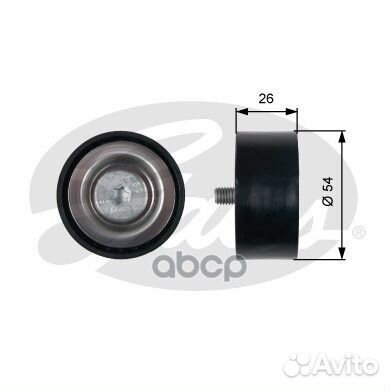 Ролик обводной приводного ремня T36486 Gates