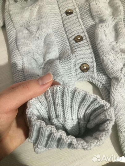 Комбинезон вязанный, демисизонный для малыша