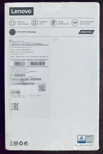 Планшет Lenovo Tab M8 LTE