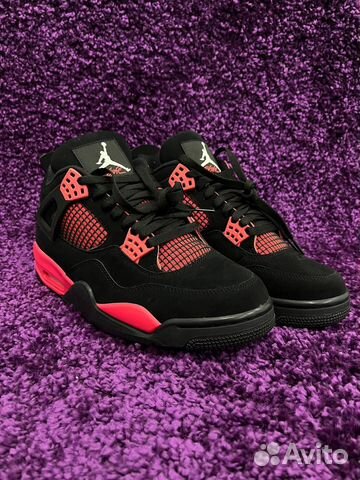 Nike air jordan 4 retro Red thunder оригинал купить в Москве | Личные ...