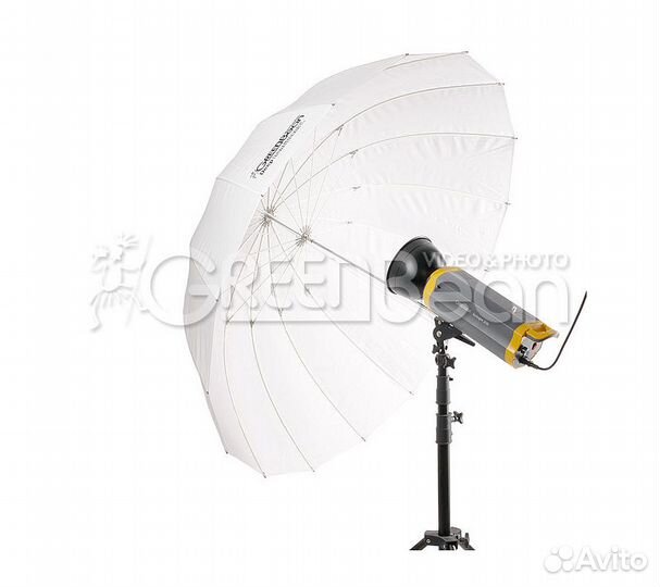 Зонт GreenBean Deep Translucent L 130см просветный