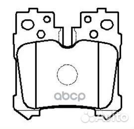 Колодки тормозные lexus LS460 07- задн. HP9913 HSB