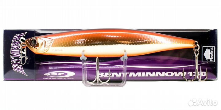 OSP Bent Minnow 130F (8 цветов). Оригинал