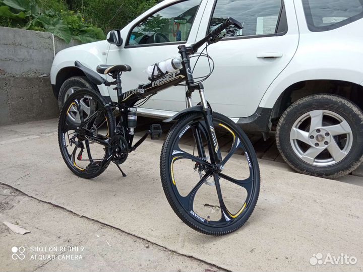 Велосипед на литых дисках