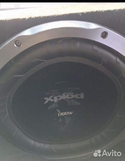 Сабвуфер sony xplod 1300