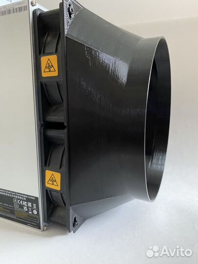 Фланец для antminer на вдув + блок питания