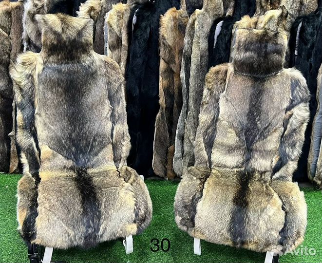 Меховые накидки из натурального волка