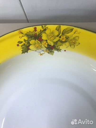 Эмалированное блюдо СССР