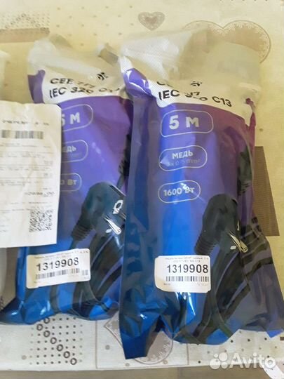 Шнуры сетевые