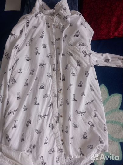 Рубашки мужские брендовые плюс джинсы 12-14 лет