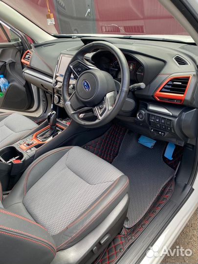 Коврики из экокожи в салон Subaru Rorester SK