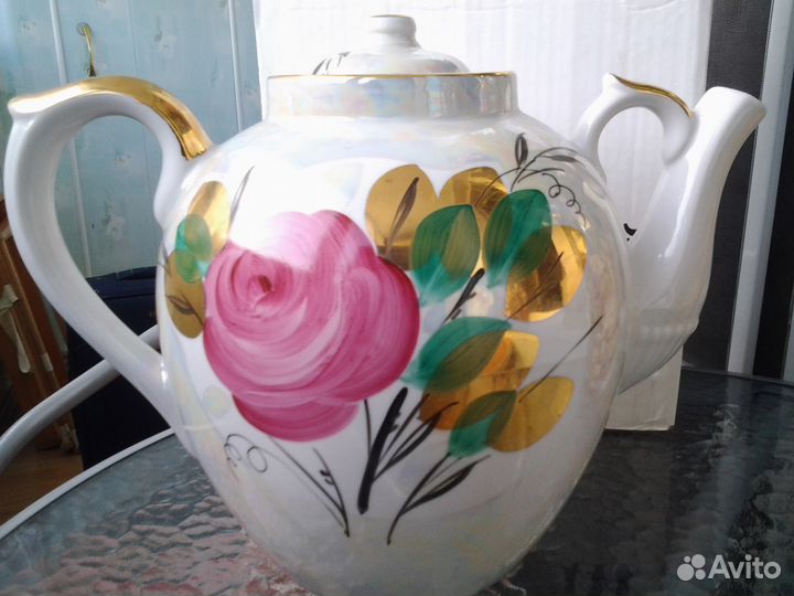 Чайник керамический.Дулево