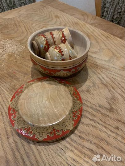 Набор деревянной посуды