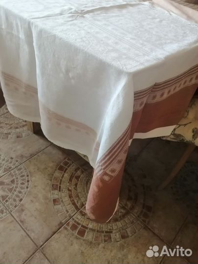 Скатерть лен СССР