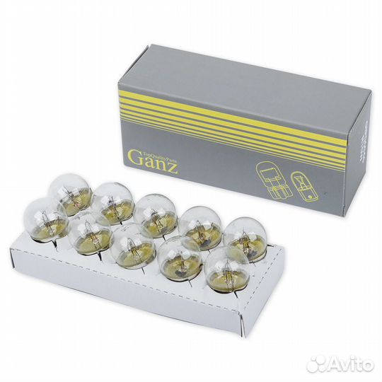 Лампа 24V R10W 10W BA15s ganz 1 шт. BOX GIP06046