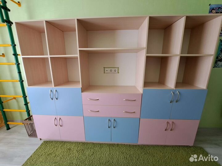 Детский шкаф для игрушек одежды