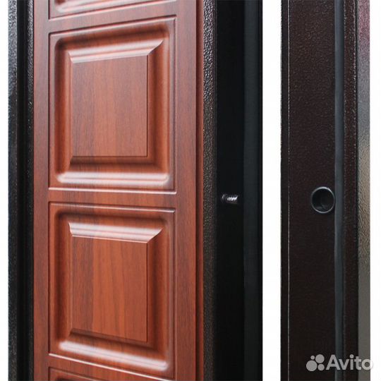 Входная двустворчатая дверь 