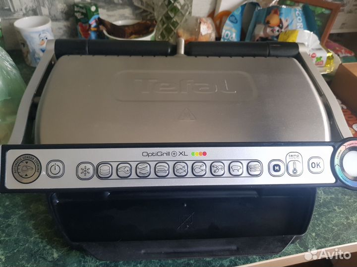 Гриль tefal optigrill xl