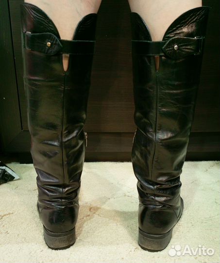 Сапоги зимние натуральная кожа р. 38 Польша