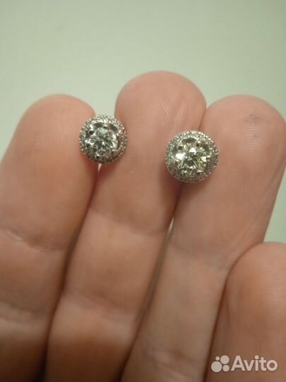 Серьги с бриллиантами