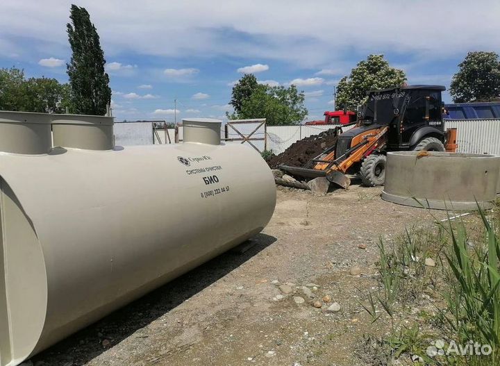 Монтаж септика под ключ. Установка 1 день