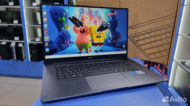 Ноутбук На Гарантии Huawei IPS Core i3 В Коробке