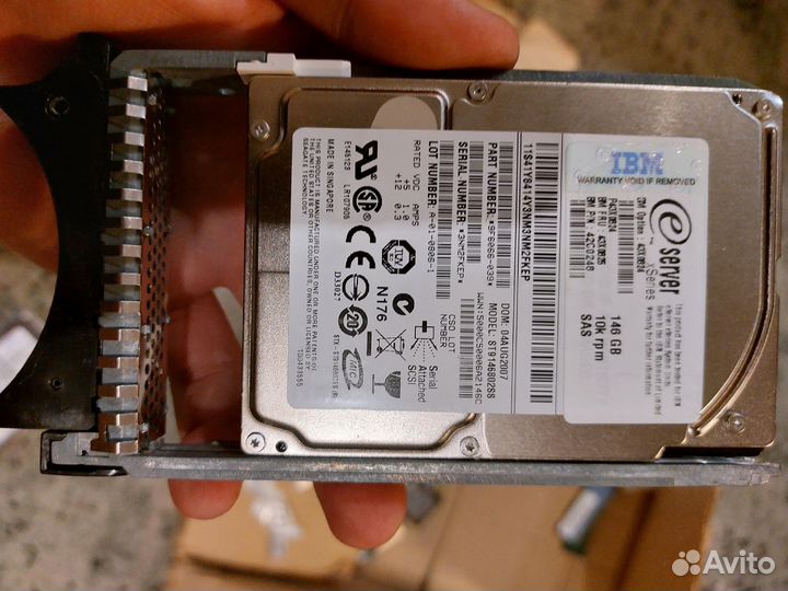 Жесткий диск HP 146 Gb SAS 10K 3G SFF