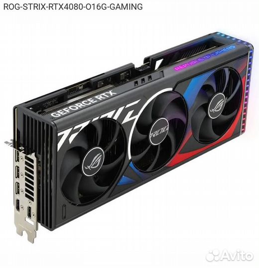 Видеокарта Asus nVidia GeForce RTX 4080 ROG Strix