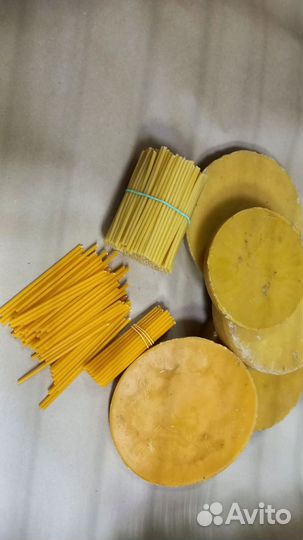 Свечи восковые церковные