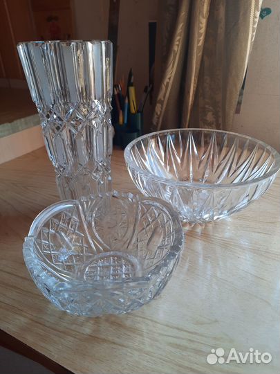Вазы хрусталь