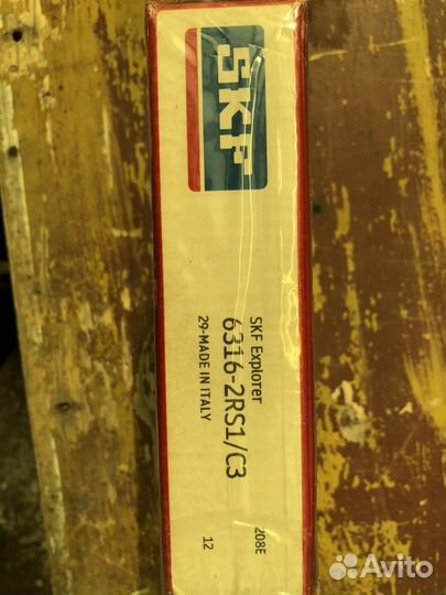 Подшипник SKF 6316-2RS1/C3