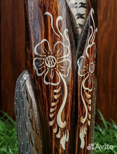 Статуэтка. Кошка. Дерево