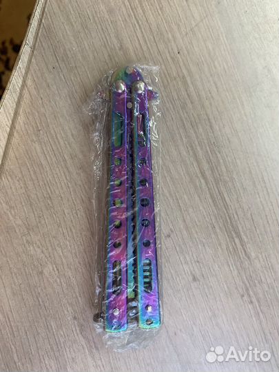 Трюковой нож бабочка расчёстка. Железная