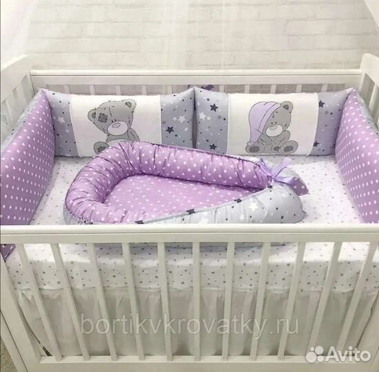 Бортики в детскую кроватку новые