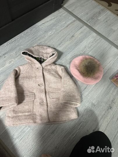 Пальто для девочки zara 92