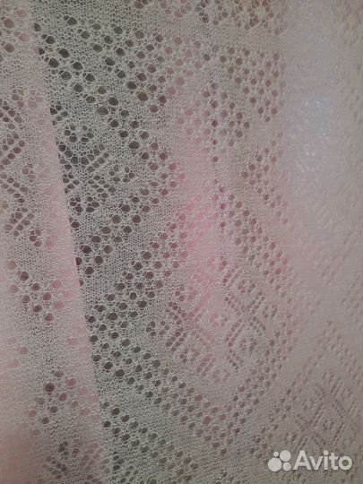 Пуховый платок паутинка