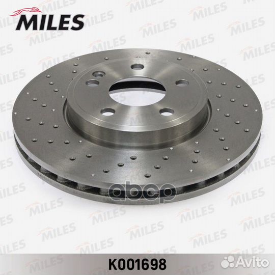 Диск тормозной передний D295мм с перфорацией ME