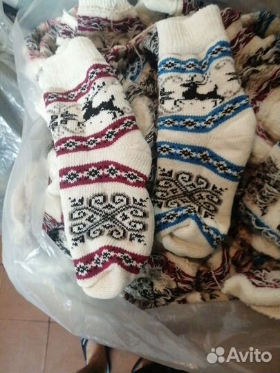 Шерстяные носки