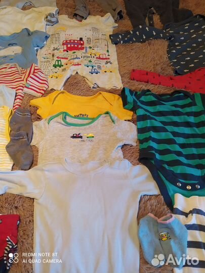 Вещи пакетом на мальчика от 6 до 9 месяцев