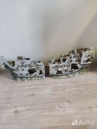 Корабль декорация для аквариума