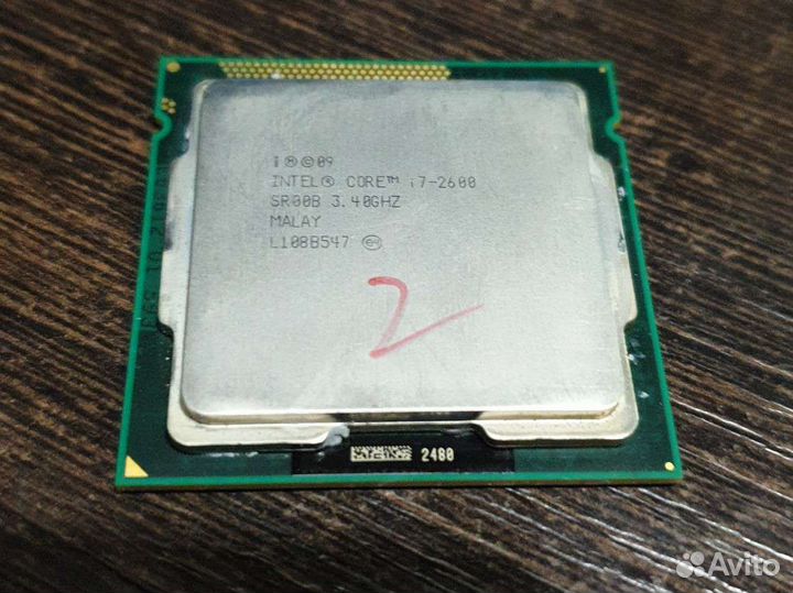 Процессор intel Core i7 2600 S-1155 б/у
