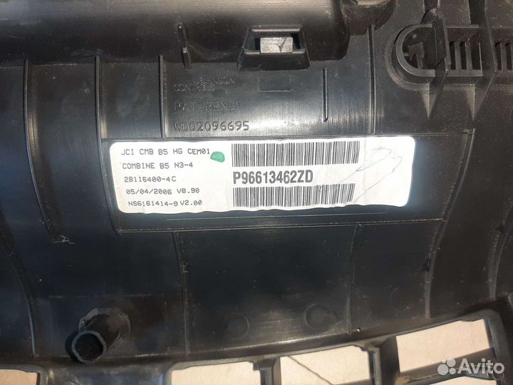 Citroen c4 понель приборов