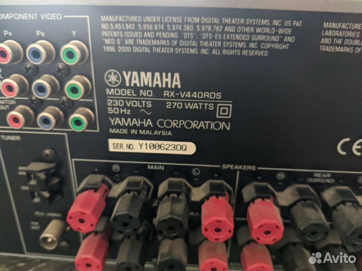 Усилитель Ресивер yamaha rx-v440rds